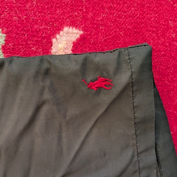 Red Athletic Shorts with Logo - Picture 3 of 3
